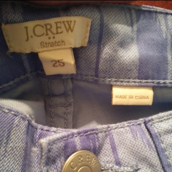 J. Crew Hydrangea Morning Sky Stretch Skinny Jeans - Picture 4 of 7